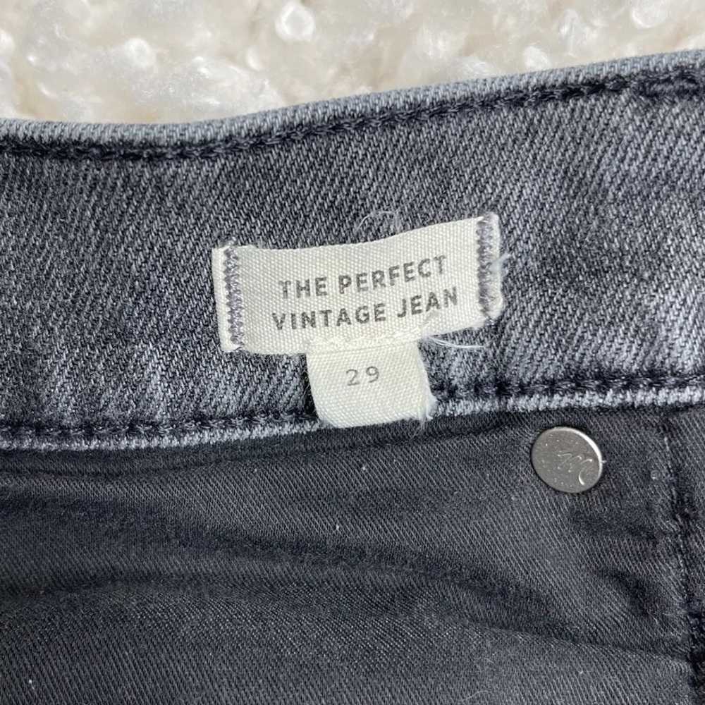 Madewell: The Perfect Vintage Jean: Ripped Edition. Size: 29 - Picture 6 of 10